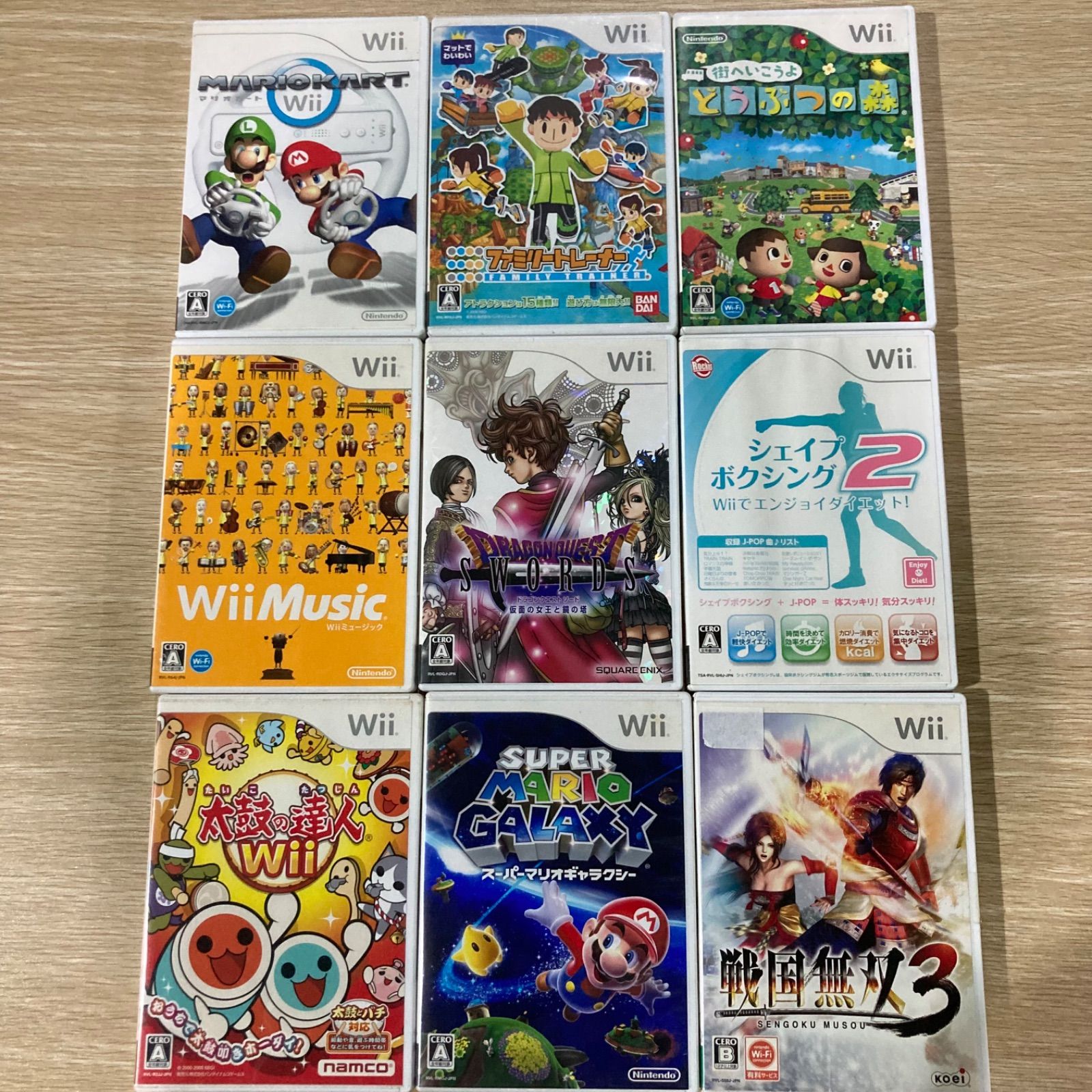 wiiソフトまとめ売り　パーティーゲーム 任天堂Wiiソフト 3個まとめ売り 大乱闘スマッシュブラザーズX