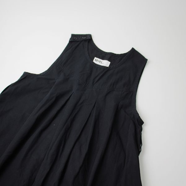 マーガレットハウエル濃紺✕綿ノースリーブワンピース tresorstore_2400014136104