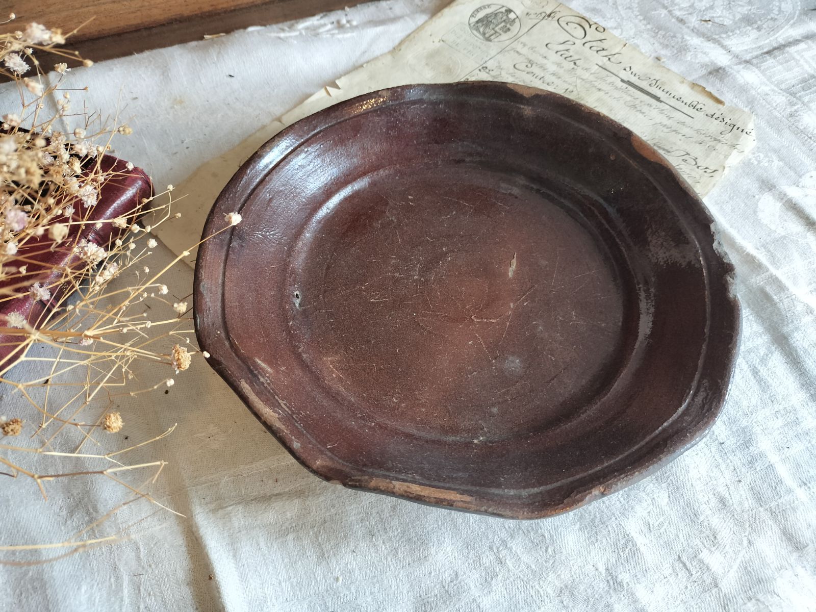 フランス アンティーク 南フランス 南仏 皿 19世紀 陶器 (2) - メルカリ