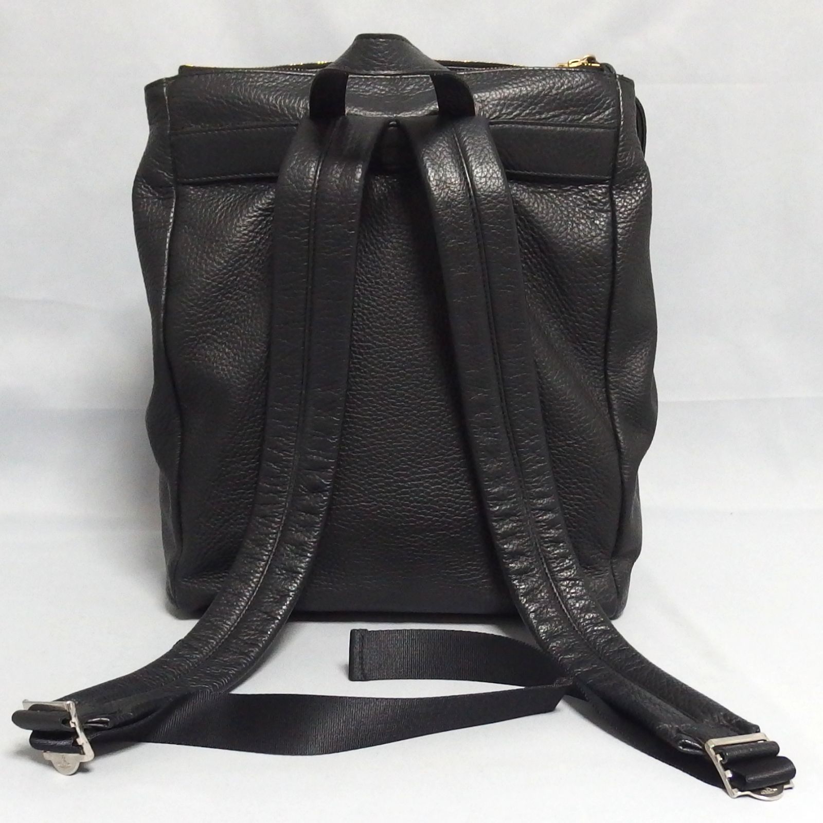 良品☆Vivienne Westwood オーブ レザー リュックサック 黒