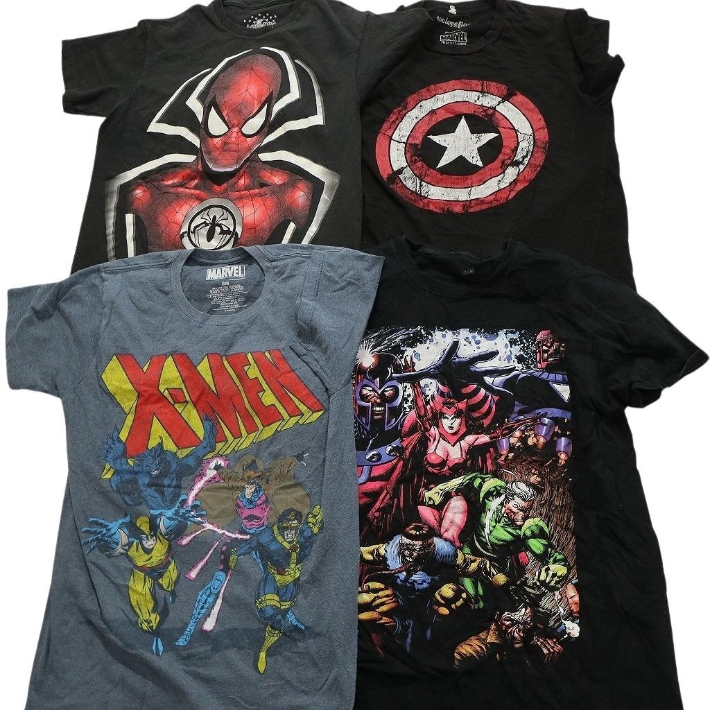 マーベル　DC まとめうり 古着卸 まとめ売り マーベル DCコミック 半袖Tシャツ 14枚セット