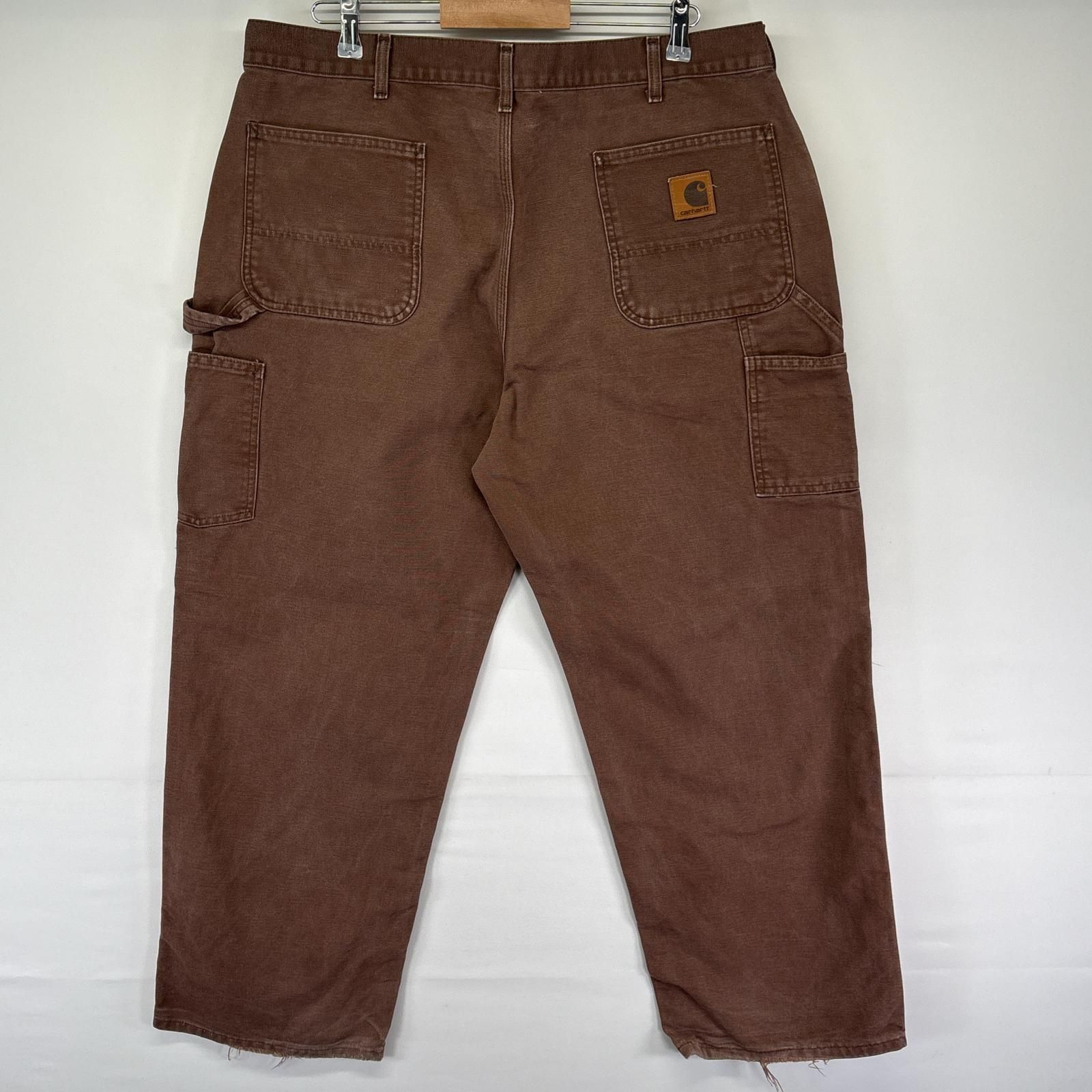 【ブランド古着】Carhartt ブラウンワークパンツ 古着 カーハート Carhartt ワークパンツ ダック地 ペインター