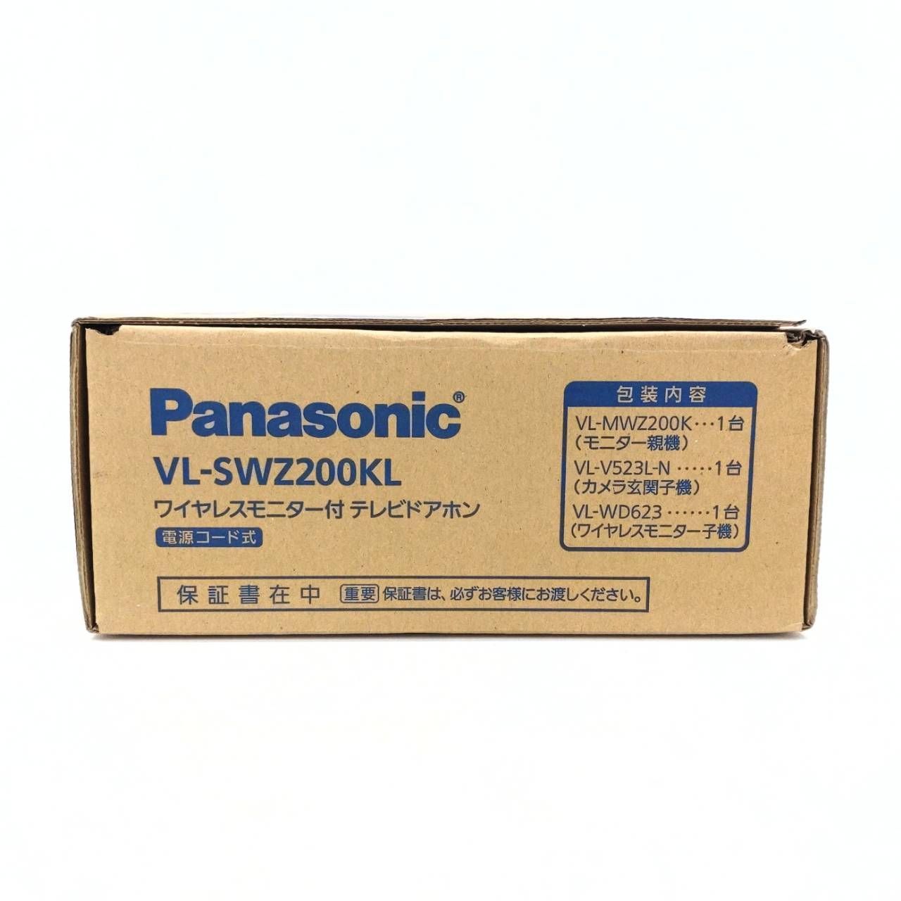 未使用 Panasonic パナソニック ワイヤレスモニター付 テレビドアホン 約3.5型 VL-SWZ200KL 電源コード式 住宅設備 - メルカリ