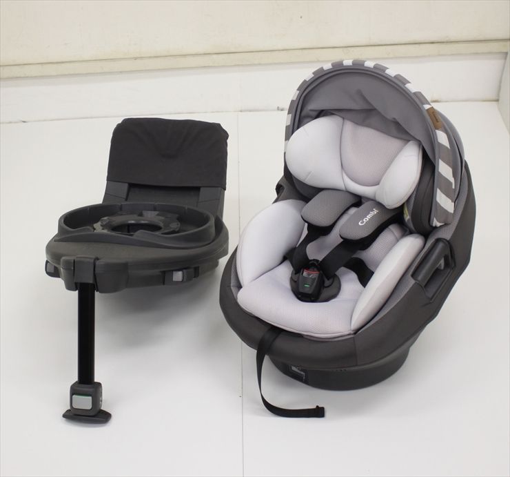 THE S Air ISOFIX エッグショック ZA-670 ストライプグレー コンビ製