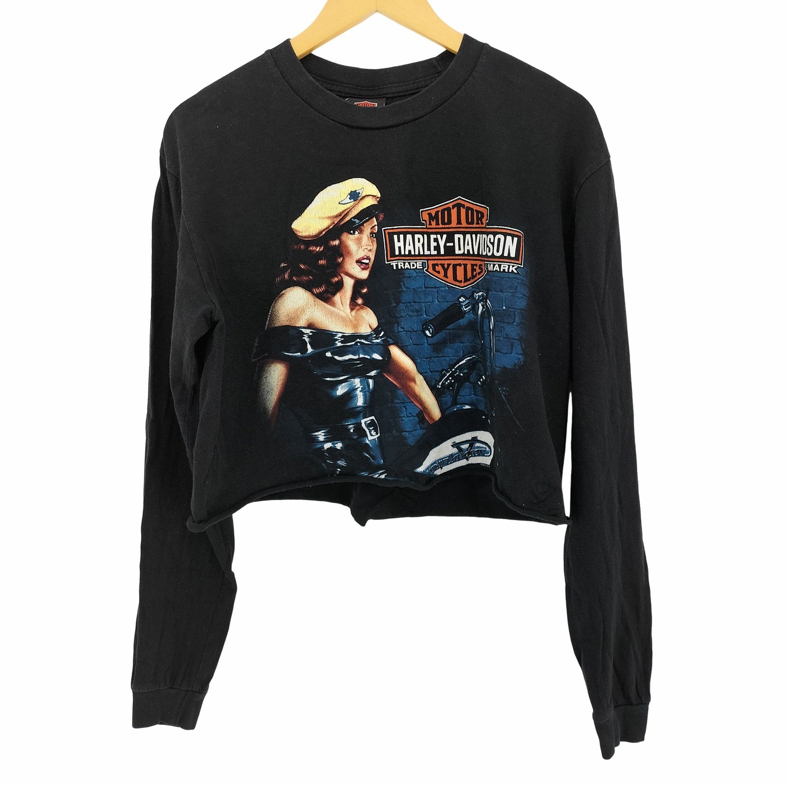 ハーレーダビッドソン HARLEY-DAVIDSON 両面プリント クロップド