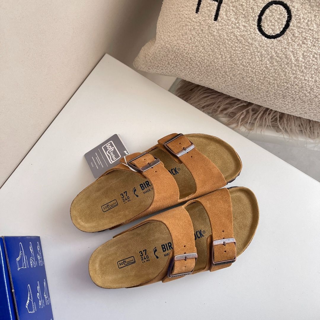 新品未使用 ⭐BIRKENSTOCK⭐ ビルケンシュトック ボストンスエード サンダル カラメル色 男女兼用 #05レディースサイズ - メルカリ