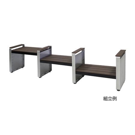 7営業日以内発送 ミヅシマ工業 2450100 ステップベンチ 背無 1860X310H460mm 沖縄離島販売不可