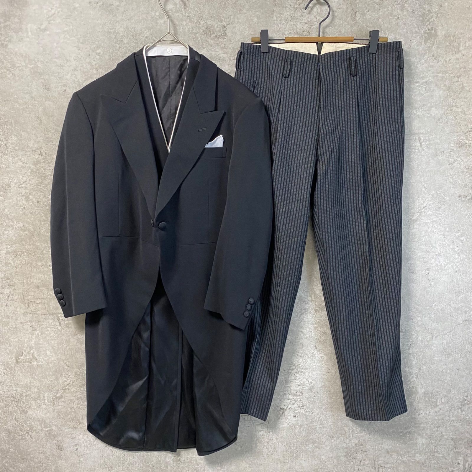LEVANTORY|3点セット モーニング|92AB3|燕尾服 スーツ 結婚式