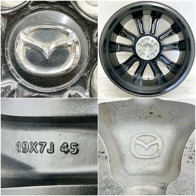 CX-8 アルミ マツダ 19インチ 純正 1本単品 CX-5 ☆中古 中古 cx