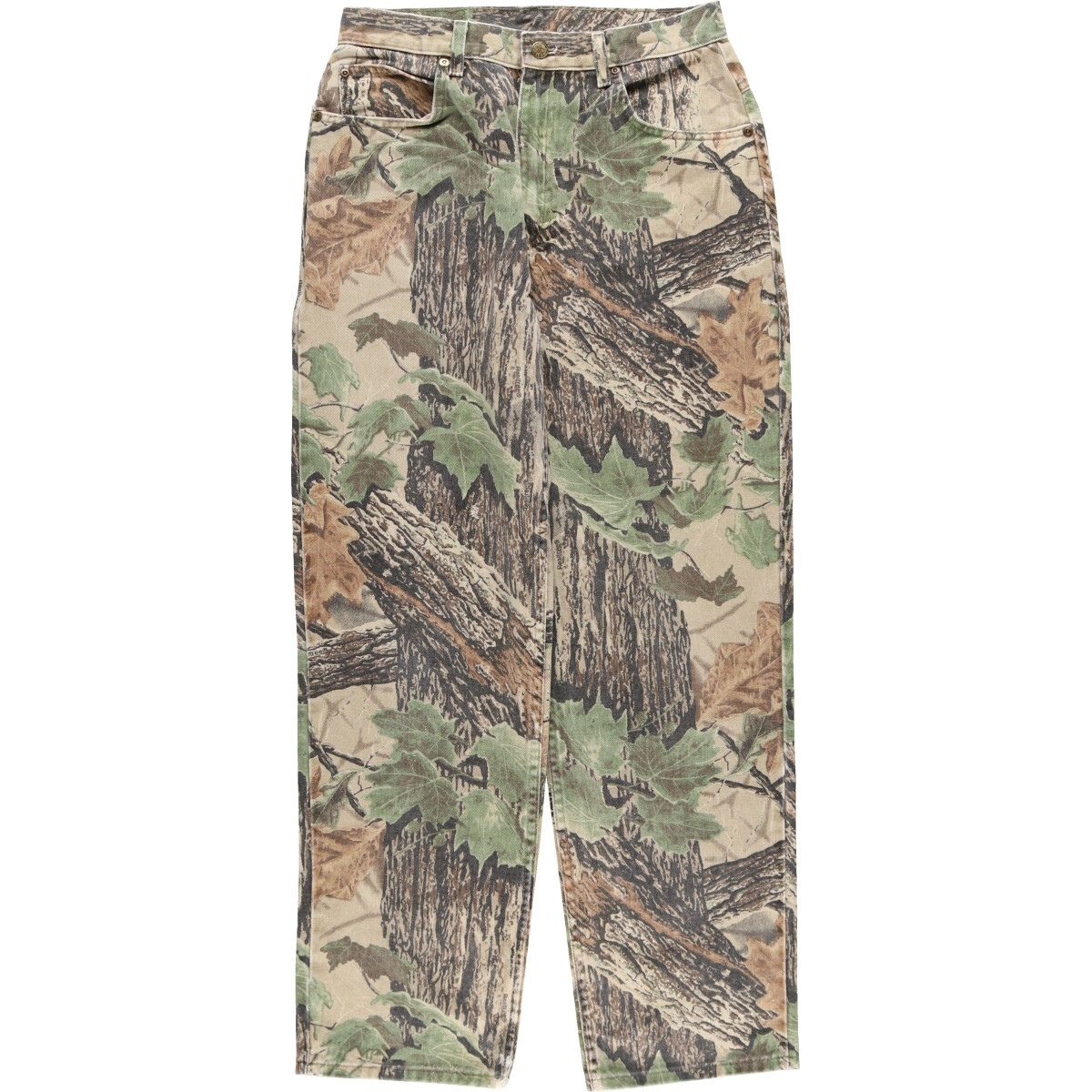 古着 カベラス Cabelas 迷彩柄 リアルツリーカモ ストレートデニムパンツ メンズw30相当/eaa491152
