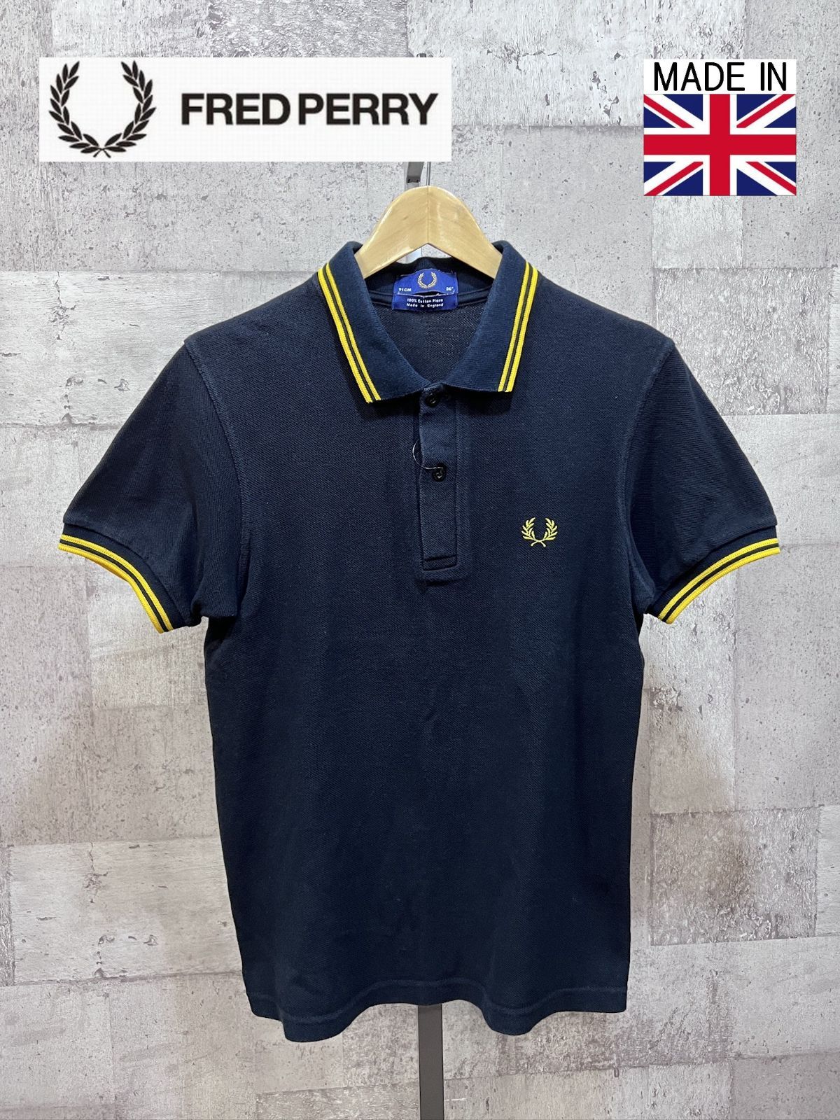 FRED PERRY ポロシャツ ブラック×ゴールド イングランド製 M12 楽天市場】【1000円OFFクーポン配布中8月お買い物マラソン】【一