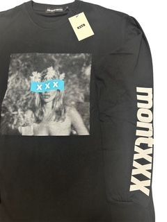 男女兼用 | 数量 コラボ GOD SELECTION XXX × MONTOAK ゴッド セレクション × モントーク 長袖シャツ ロンT ロングスリーブ | size S | ブラック