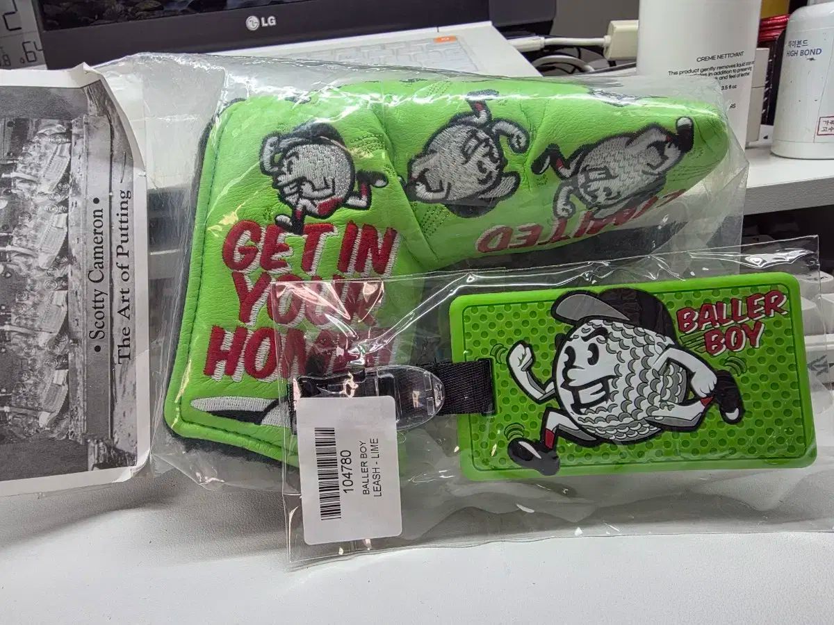 スコッティ キャメロン ボラボーイ ライム パターカバー パター リッシュ セット