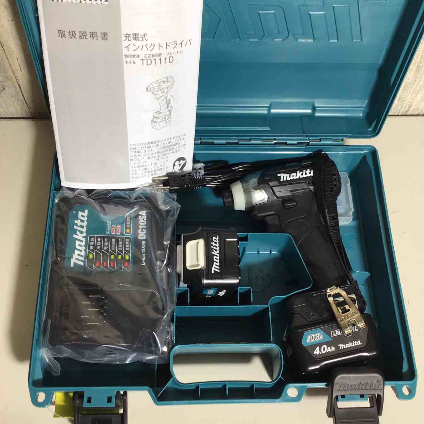 マキタ makita コードレス インパクトドライバー TD111DSMXB フルセット インパクト ブラック 黒 純正 純正品 充電式 戸田店