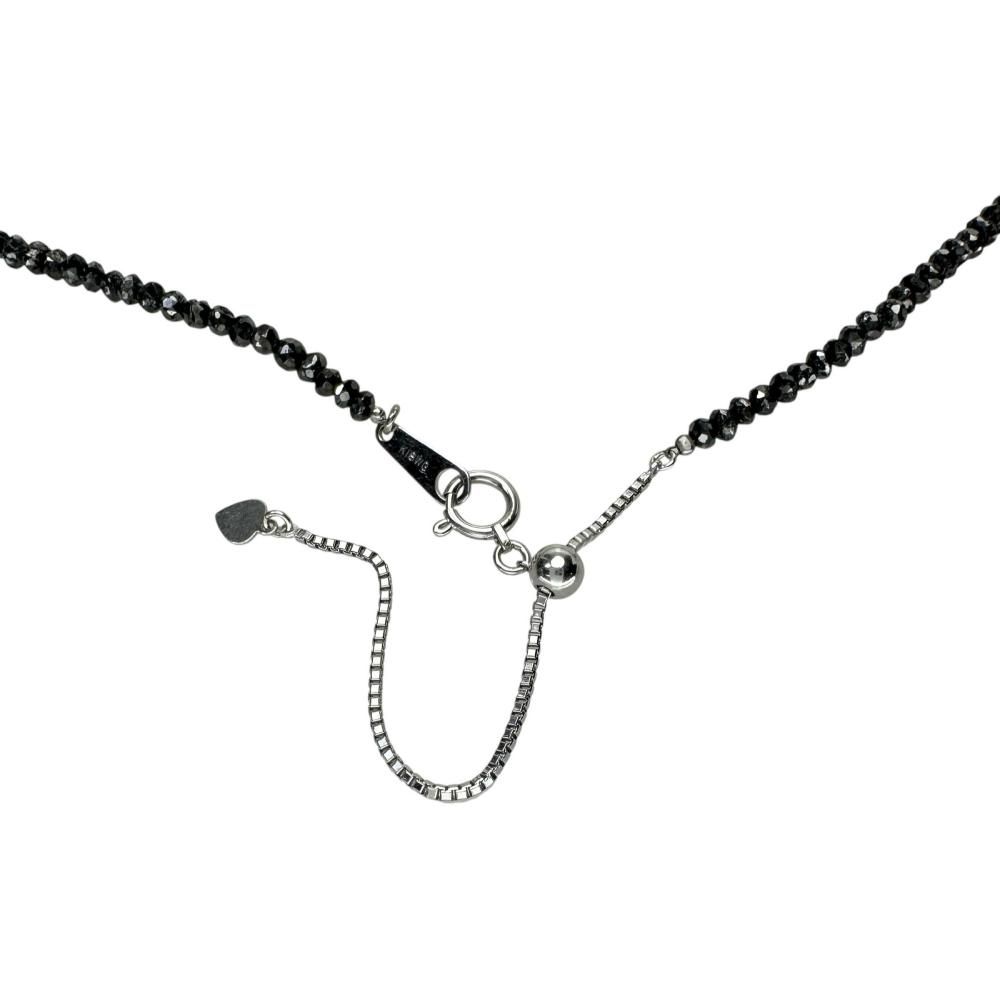 ブラックダイヤモンド 30.00ct ネックレス K18WGホワイト ブラックダイヤモンド 30.00ct ネックレス K18WGホワイト
