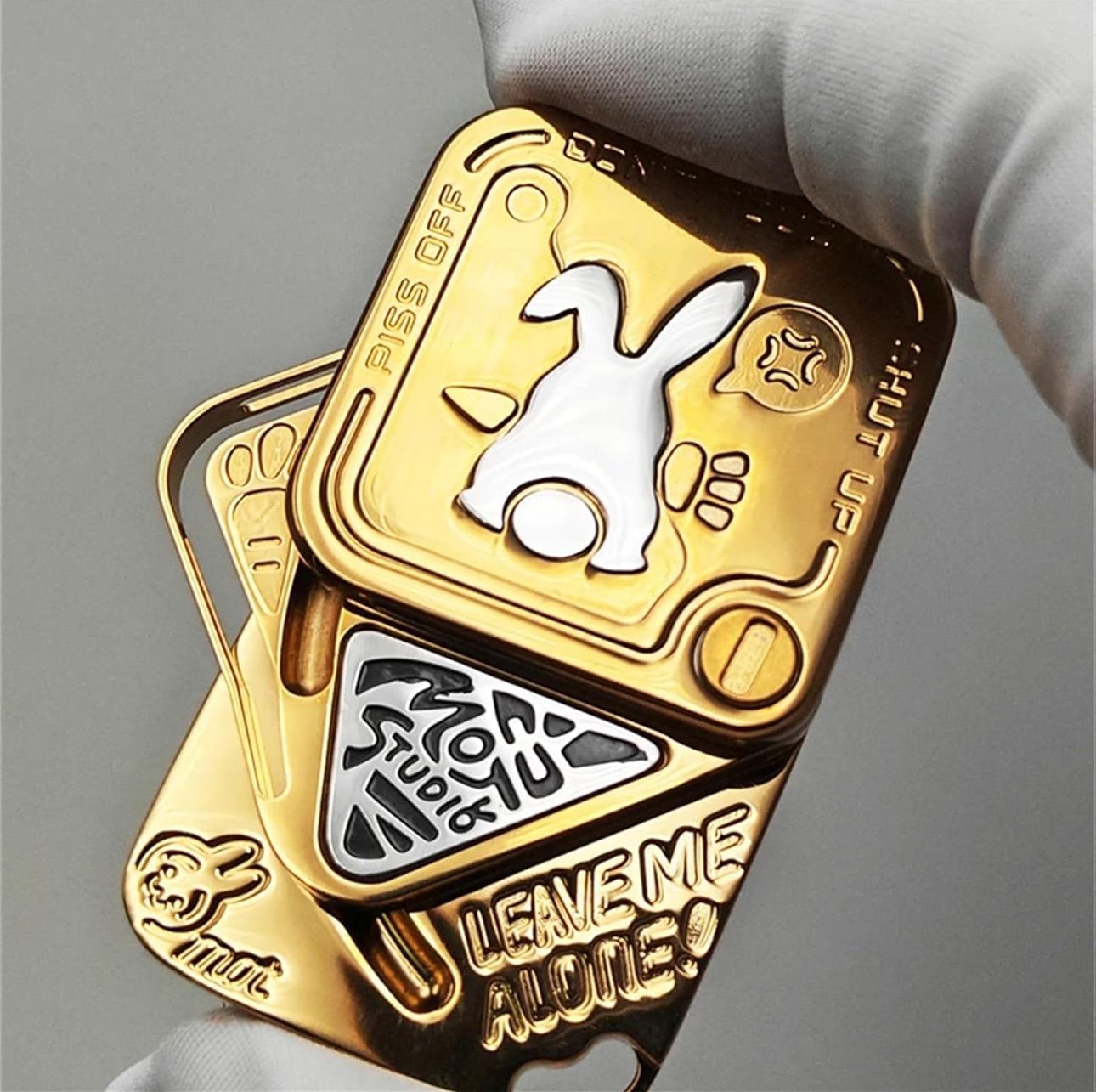 ラビット SNAP フィジェットトイ EDC ハンドスピナー フィジェット