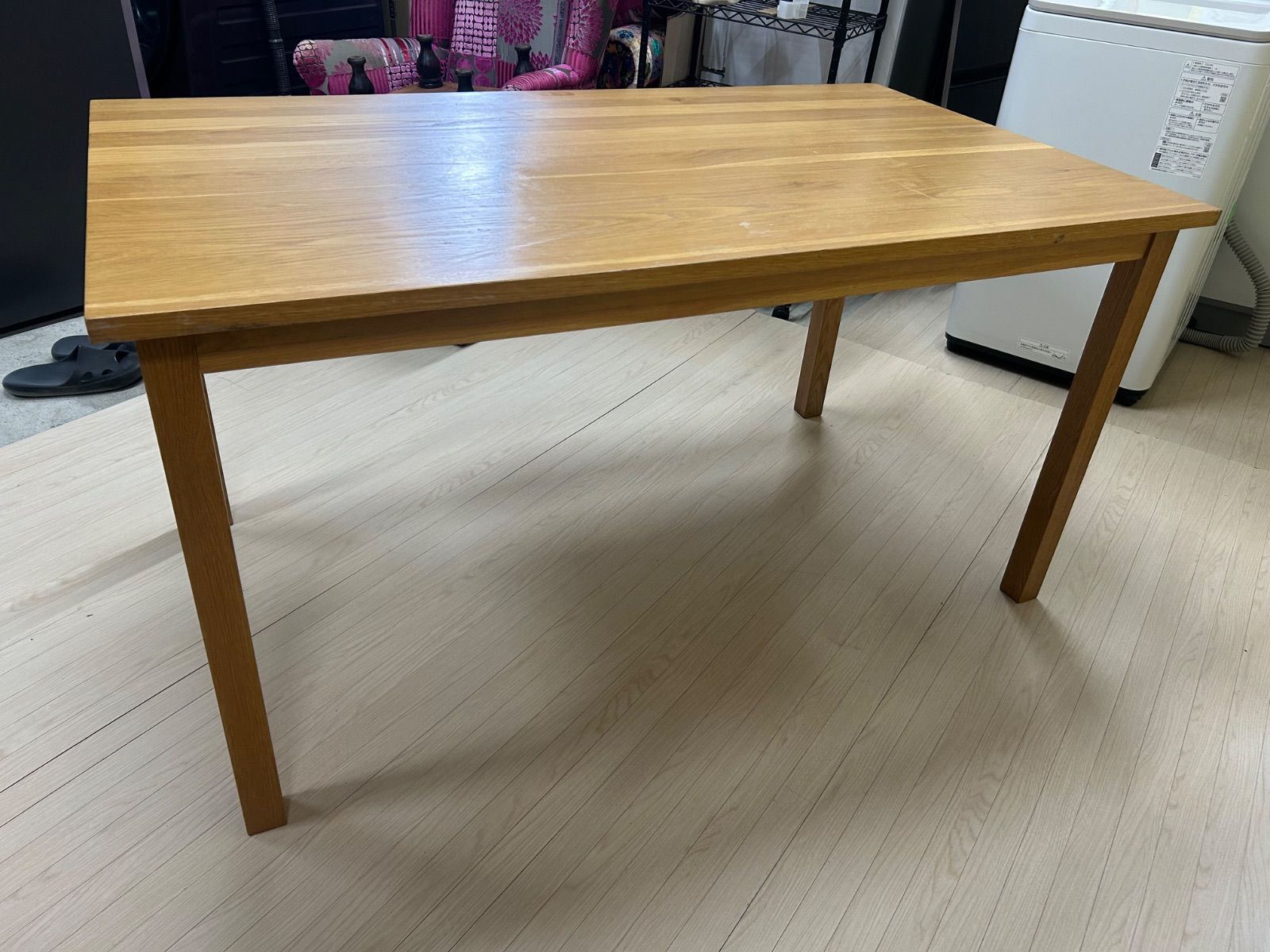 無印 MUJI テーブル 無垢材 80X 80 廃盤 希少 無印良品 無垢材テーブル