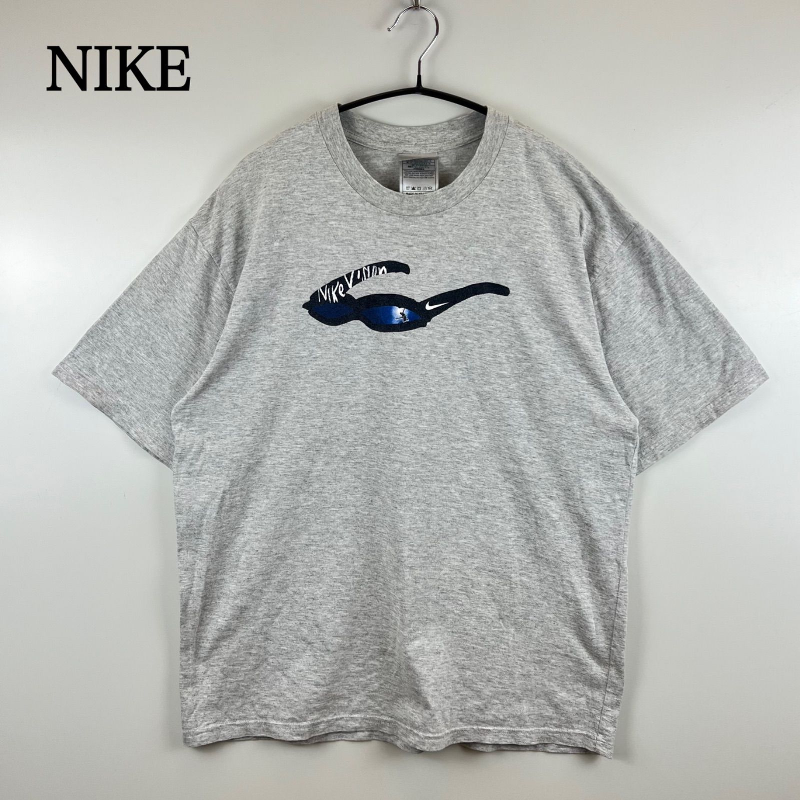 NIKE 00s old vtg VISION eye print Tee L ナイキ オールド