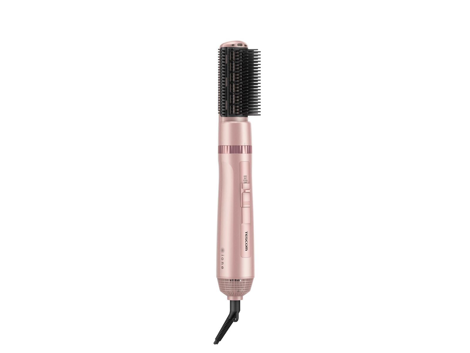 テスコム ヘアドライヤー カールドライヤー マイナスイオン 軽量 22mm ブラシ付き ラク抜きプラグ ピンクゴールド TC330A-N [ピンクゴールド]