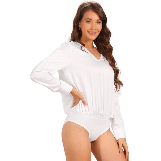 アレグラ ケー レディース シャツ トップス Women's Puff Sleeves Tops Peter Pan Collar Blouse アレグラ ケー レディース シャツ トップス Women\u0027s Mock Neck Long