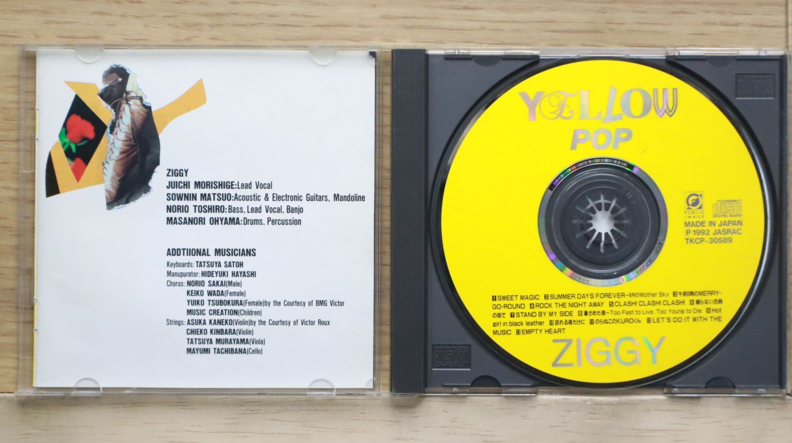 中古CD☆ジギー/ZIGGY□ YELLOW POP 【TKCP30589/+++++++N24904