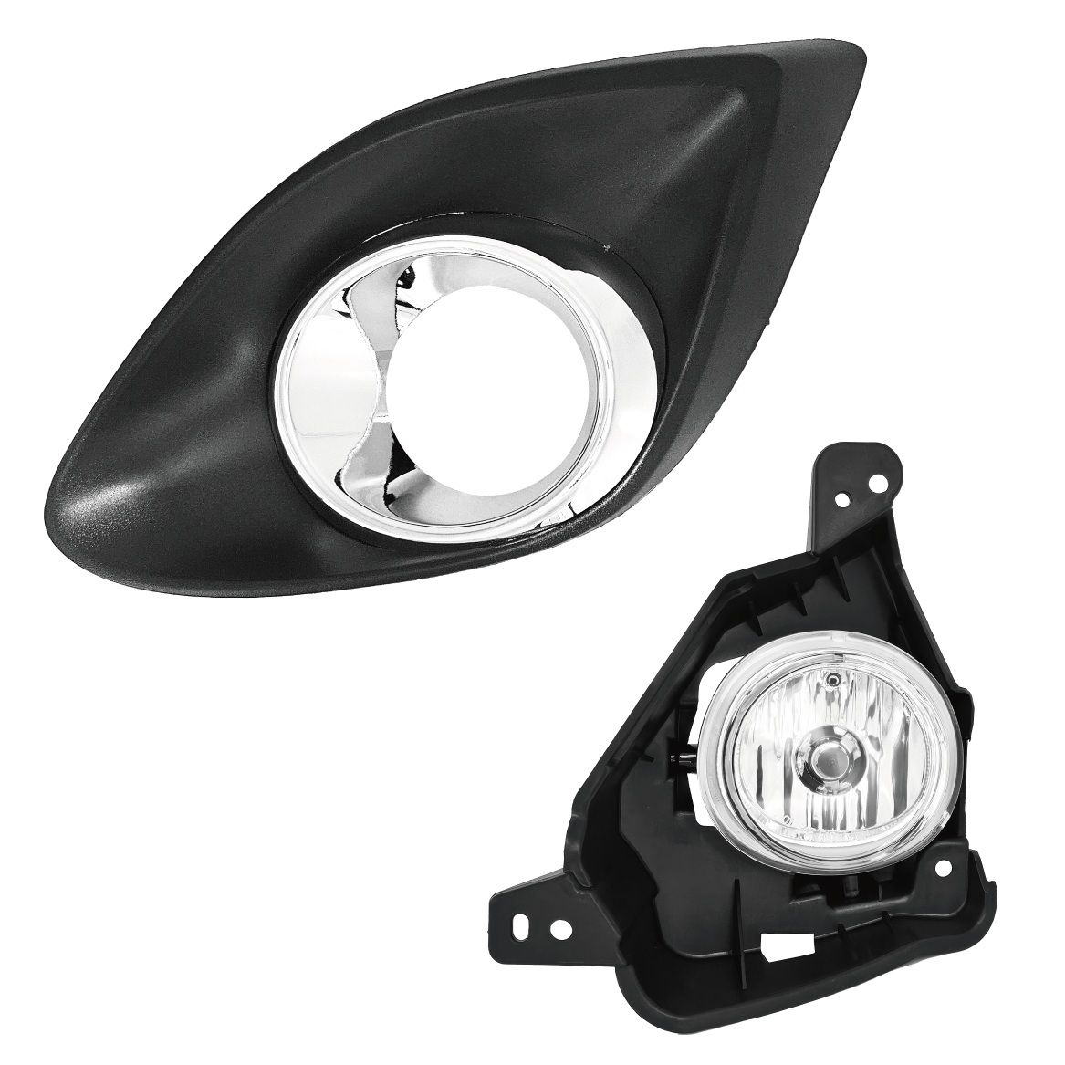 フォグランプ メッキリング付き