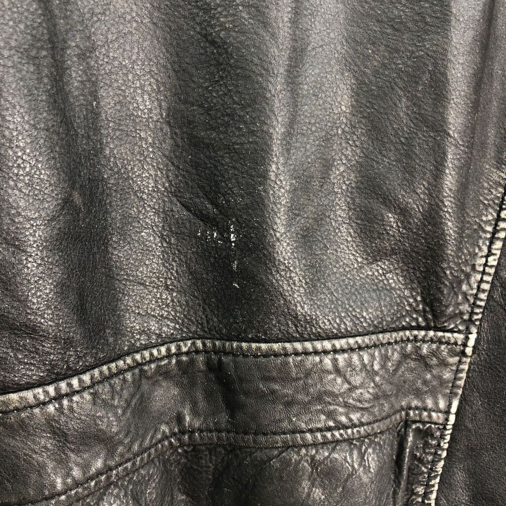 USA製 Schott ショット レザージャケット ブラック (メンズ M) 中古  
