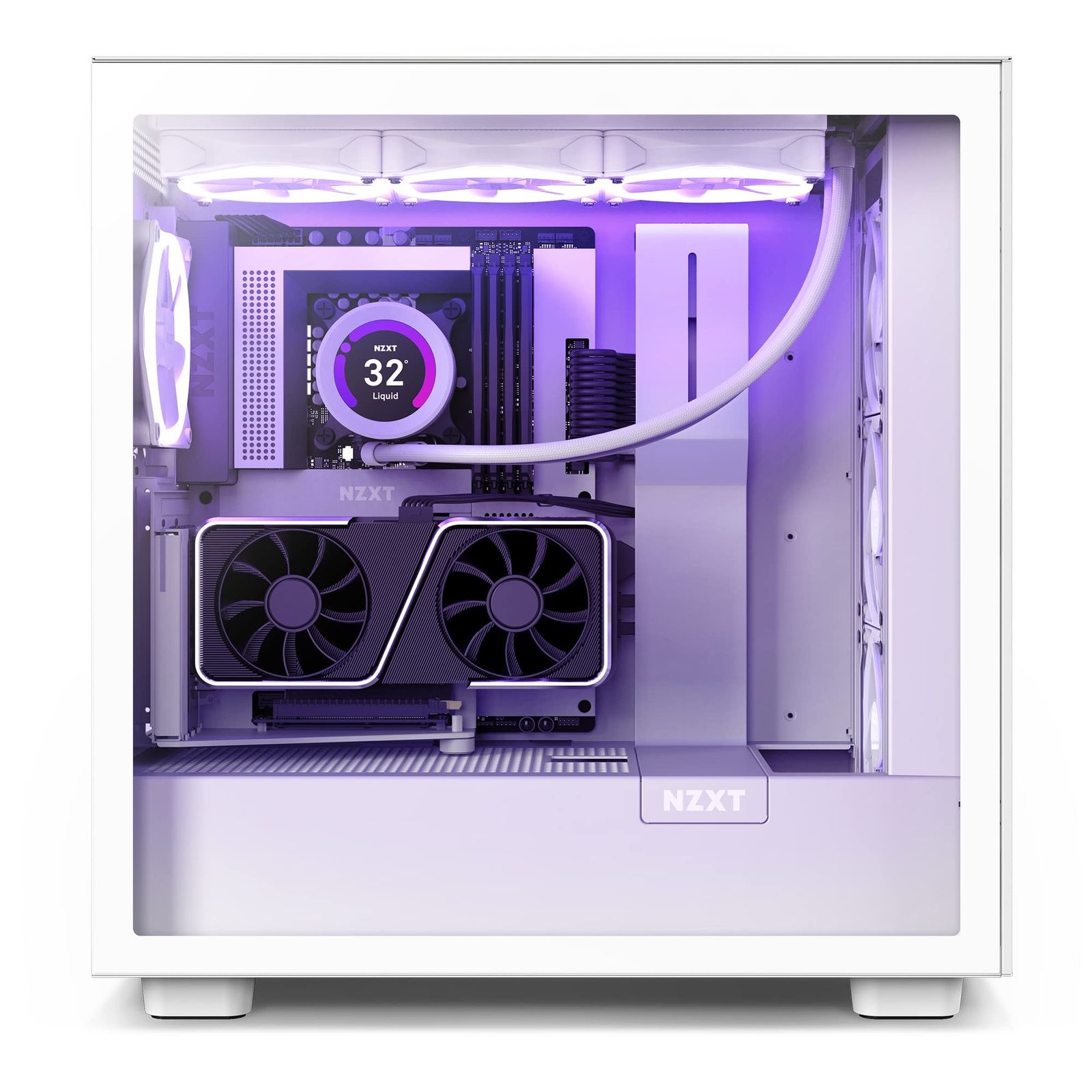 NZXT GPUホルダーAB-RH175-W1 CS8534 NZXT 垂直型GPUホルダー&ライザーケーブル(PCIE4.0 x 16