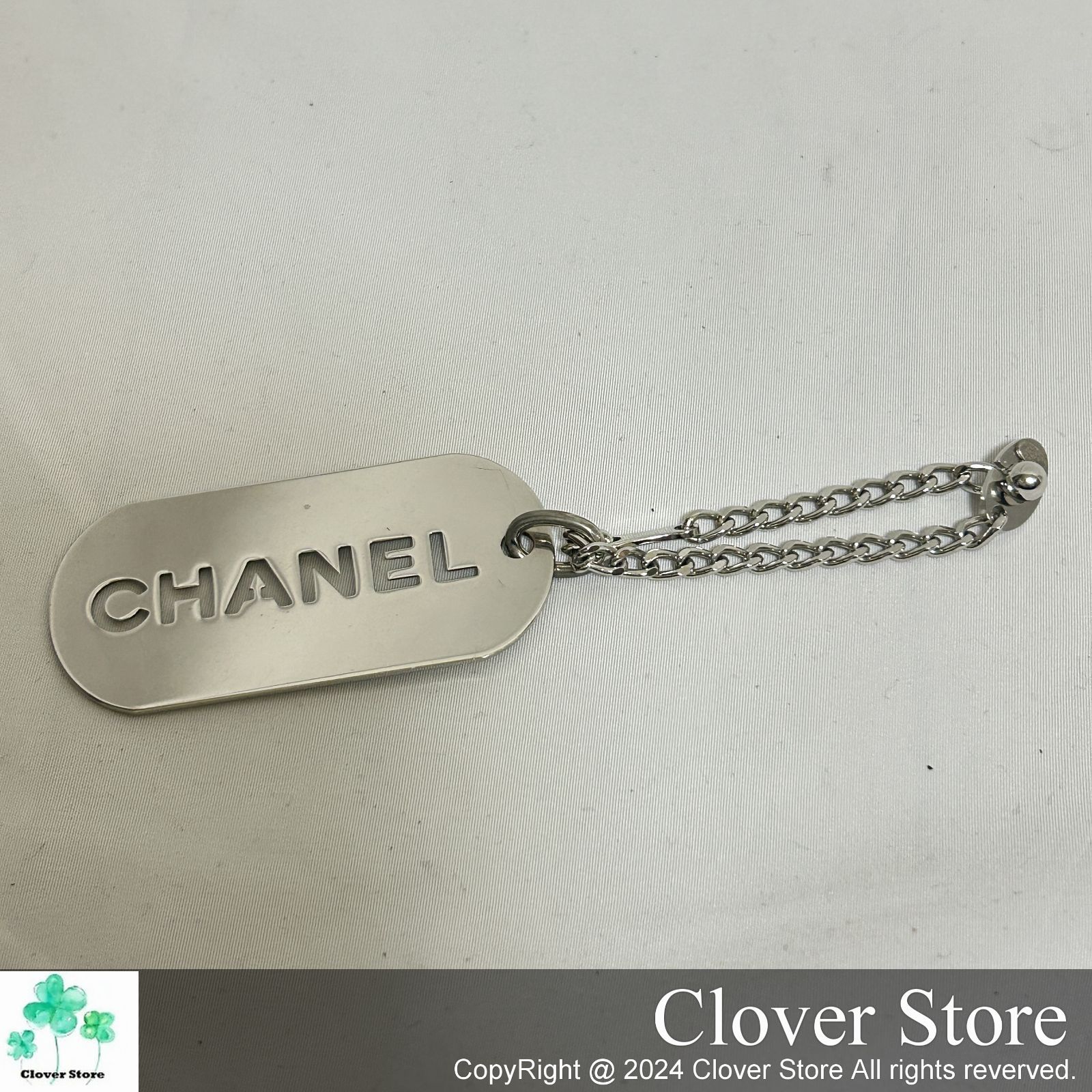 シャネル☆ドックタグ.ロゴプレート 値引き交渉お気軽にどうぞ！ 極上美品Sランク】 CHANEL シャネル