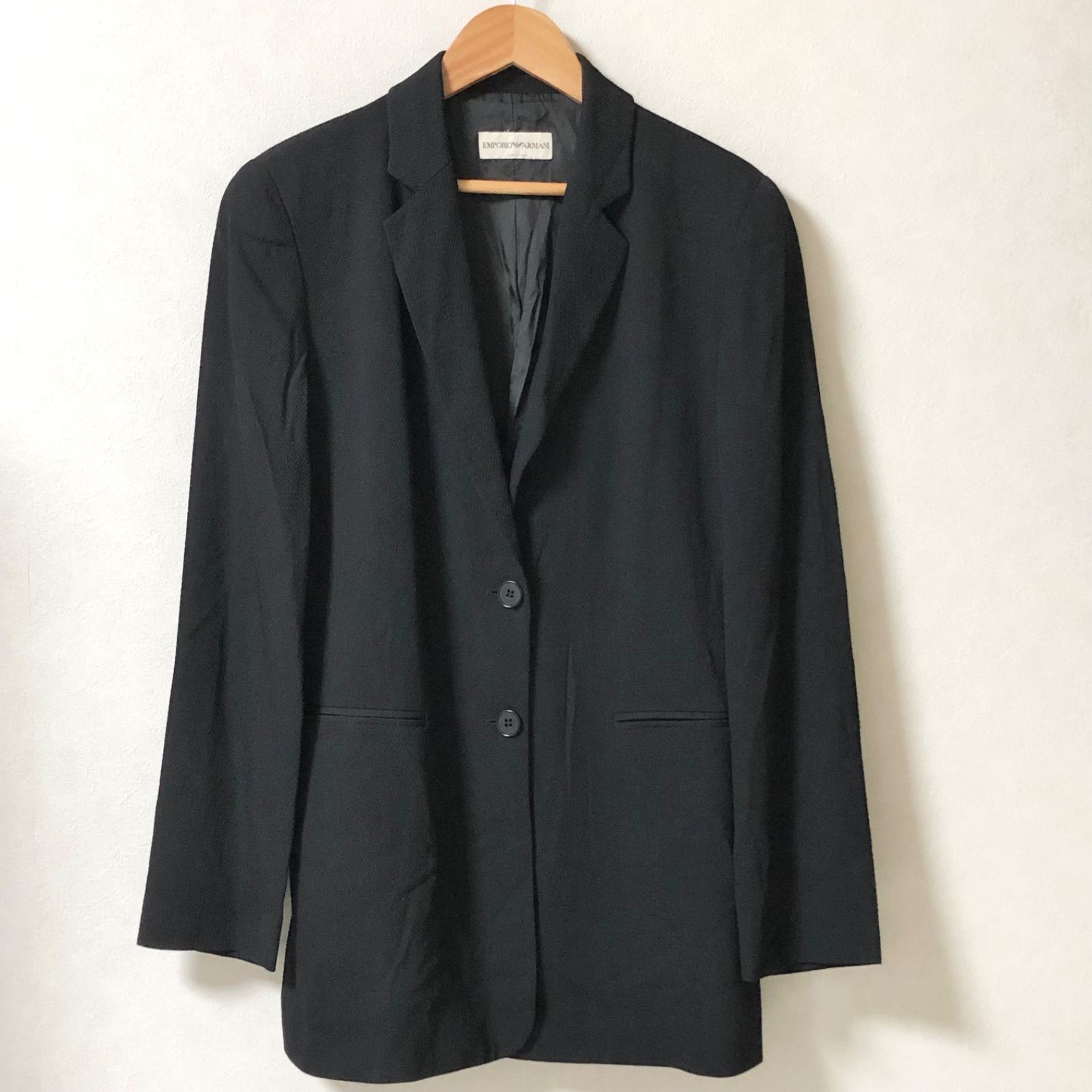□美品□EMPORLIO ARMANI エンポリオアルマーニ テーラードジャケット 