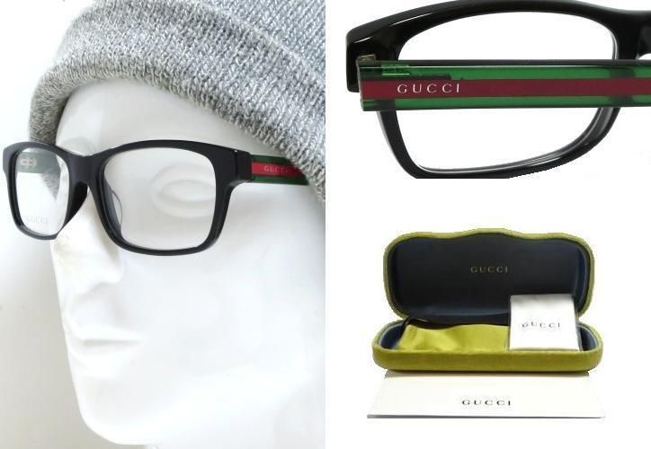 在庫処分】 GUCCI グッチ メガネ フレーム GG0006OAN 001 ブラック