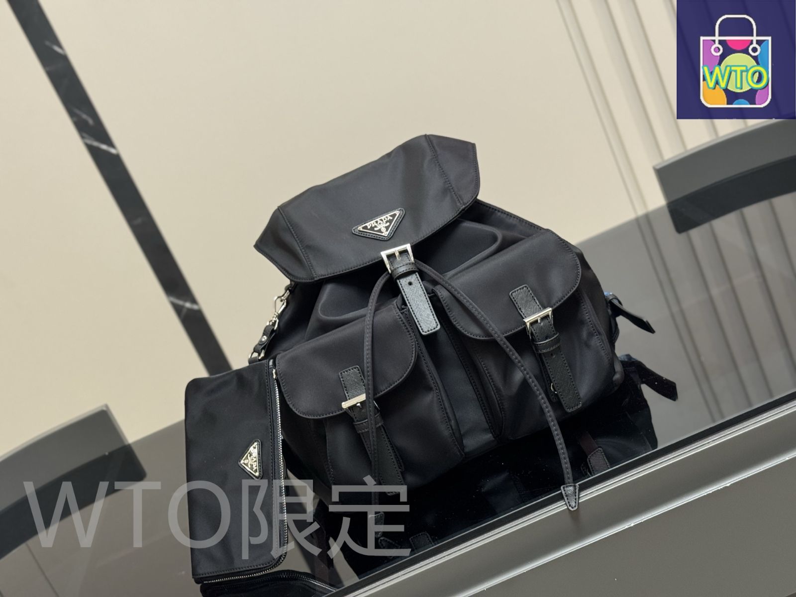 今日特価】Prada プラダ ナイロンリュックサックシリーズ 軽度の