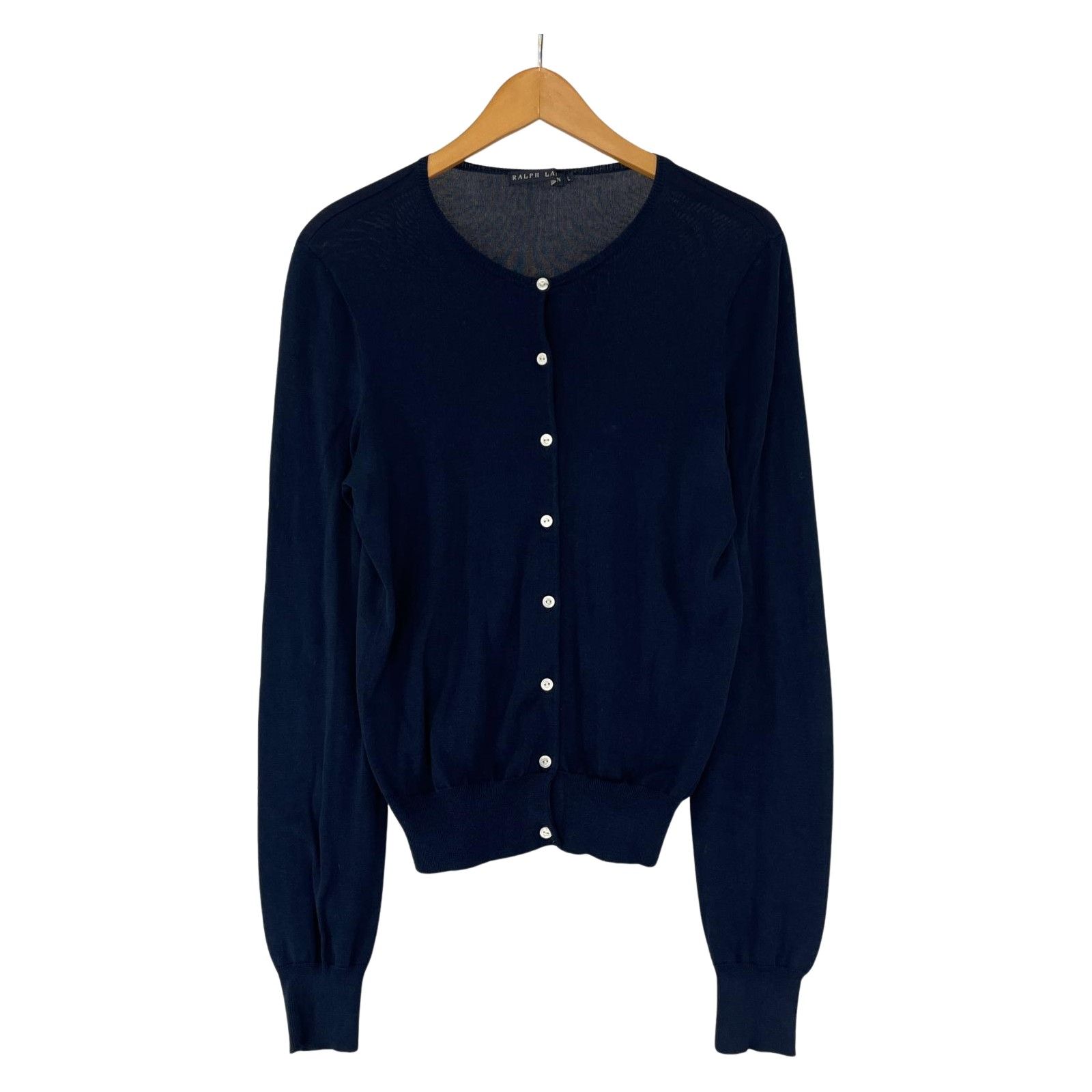 Ralph Lauren ラルフローレンカーディガン sizeL/ネイビー