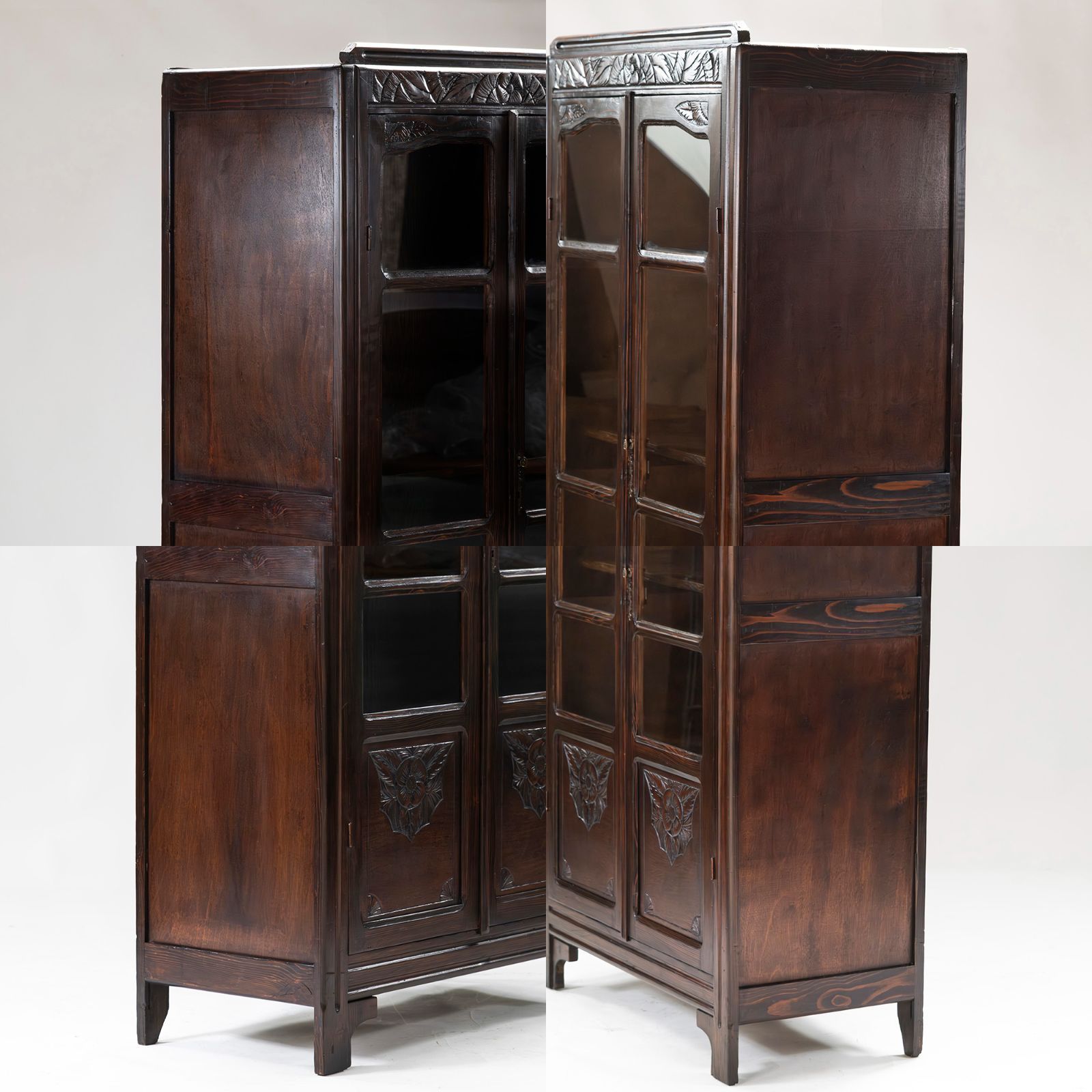 ロイズアンティーク ＊ キャビネット ブックケース 本棚 英国