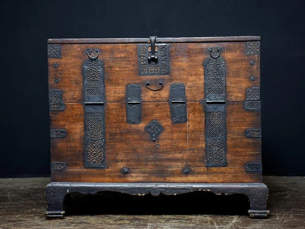 李朝　バンダチ Yahoo!オークション -「李朝家具 バンダジ」の落札相場・落札価格