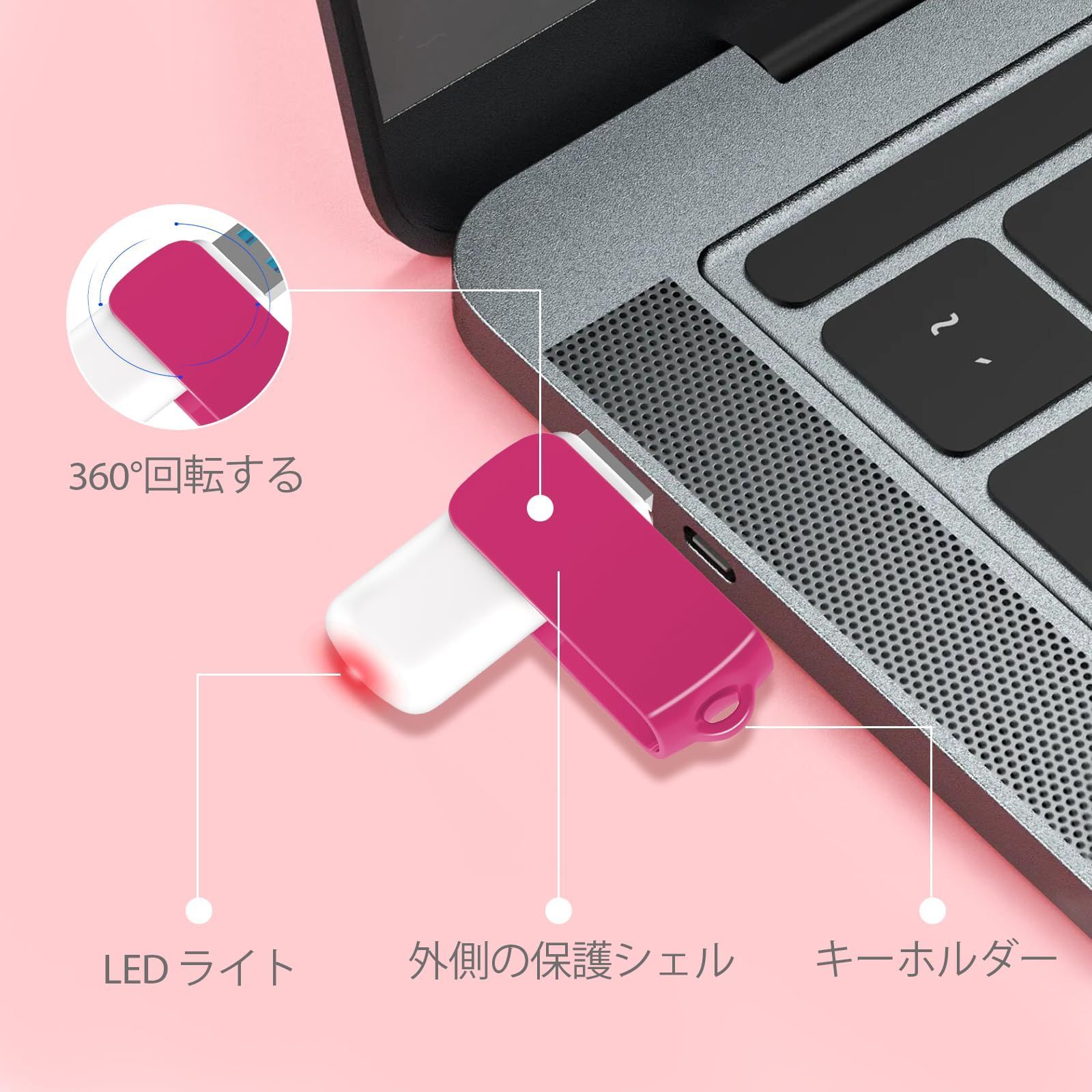 ストラップ付き