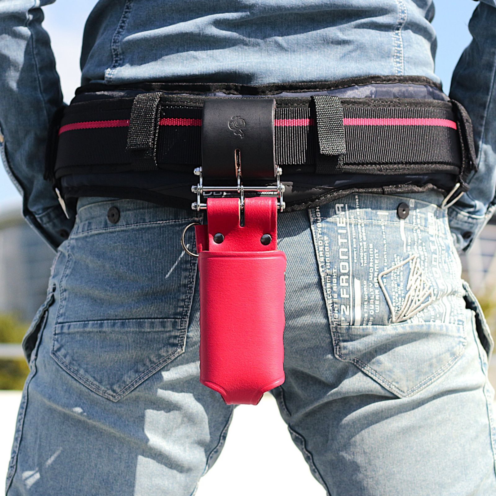 コヅチ 3連チェーンツール2段差床皮サック ブラック ( CH-02BK ) (株