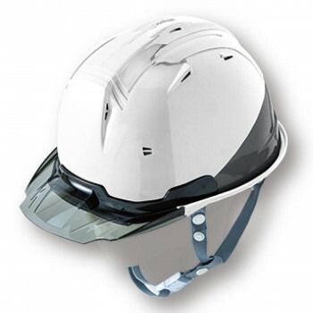 C s CLUB リフレクションスケルトンバイザーヘルメットC1型 シロ F 0380