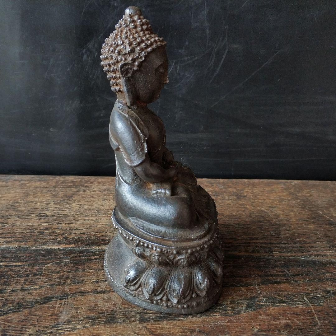 鉄製  仏像 鉄器    精緻細工  装飾品 工芸品 美術品 置物 鉄器 仏像 装飾品 現代工芸品美術品 置物