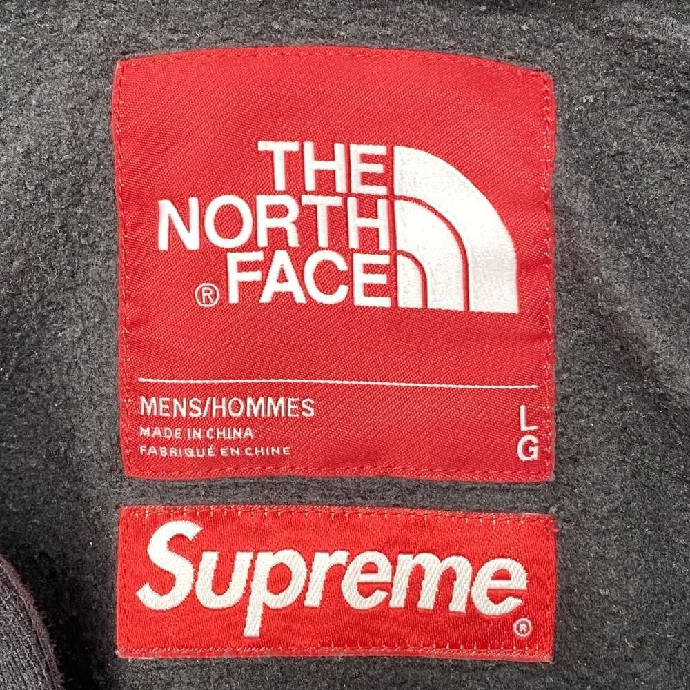中古】Supreme×THE NORTH FACE 16SS パーカー ブラック Lサイズ  