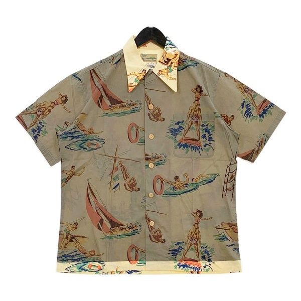 JUNYA WATANABE MAN hawaiian moon コラボ アロハシャツ 半袖