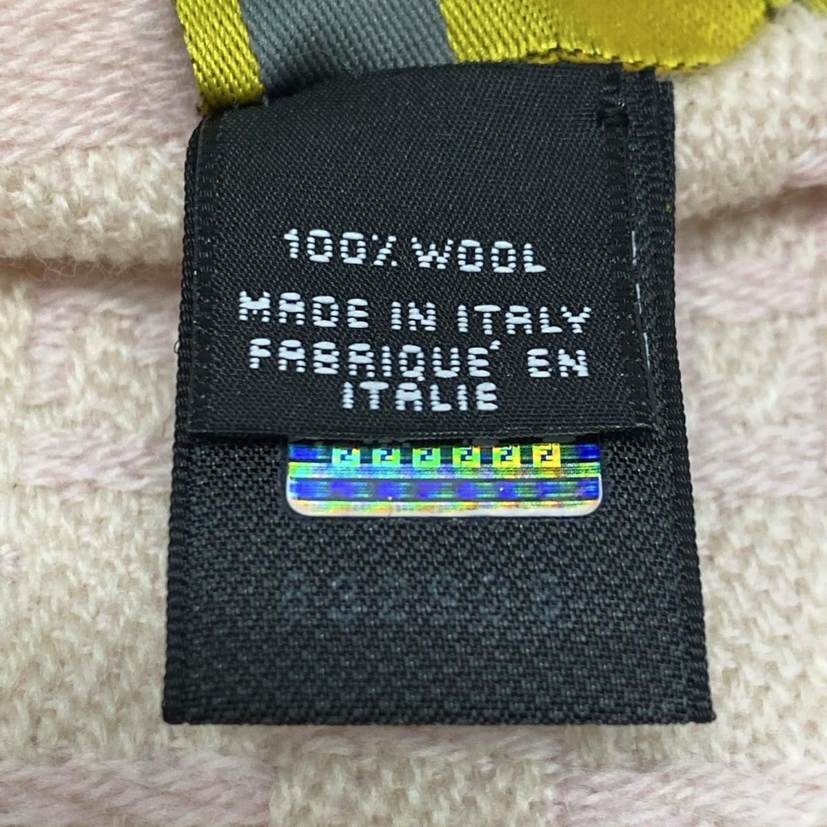 FENDI(フェンディ) マフラー - ピンク ズッカ柄 ウール - メルカリ