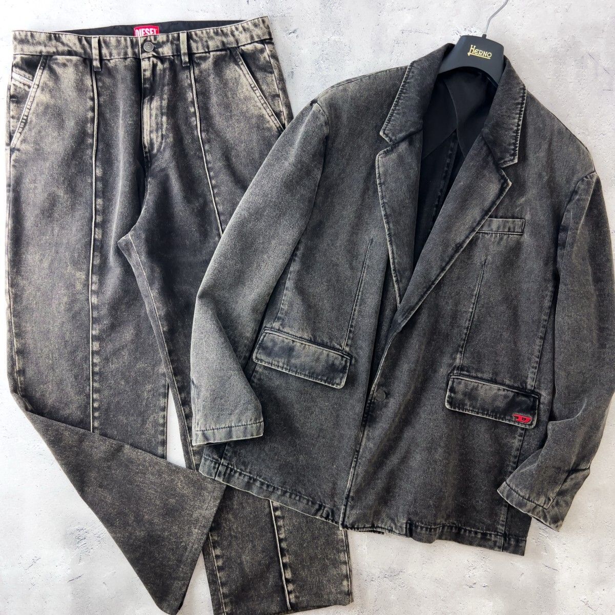 DIESEL ディーゼル デニム ジャケット & パンツ 上下 セットアップ