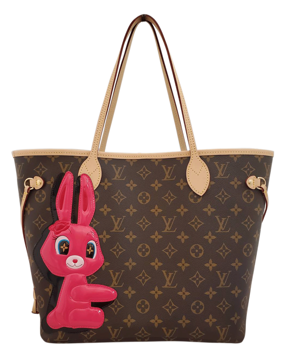 ルイ・ヴィトン LOUIS VUITTON　ネヴァーフルMM　ショルダーバッグ　ウサギパッチワーク