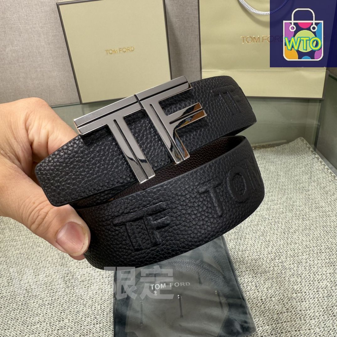 今日特価】Tom Ford ダブルフェイス レザーベルト - メルカリ