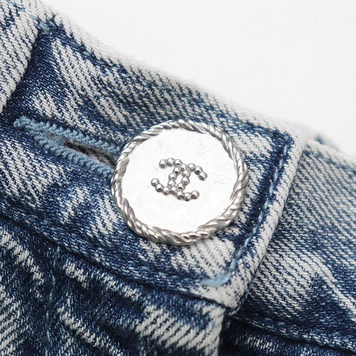 chanel デニムフリル2022 パンツ