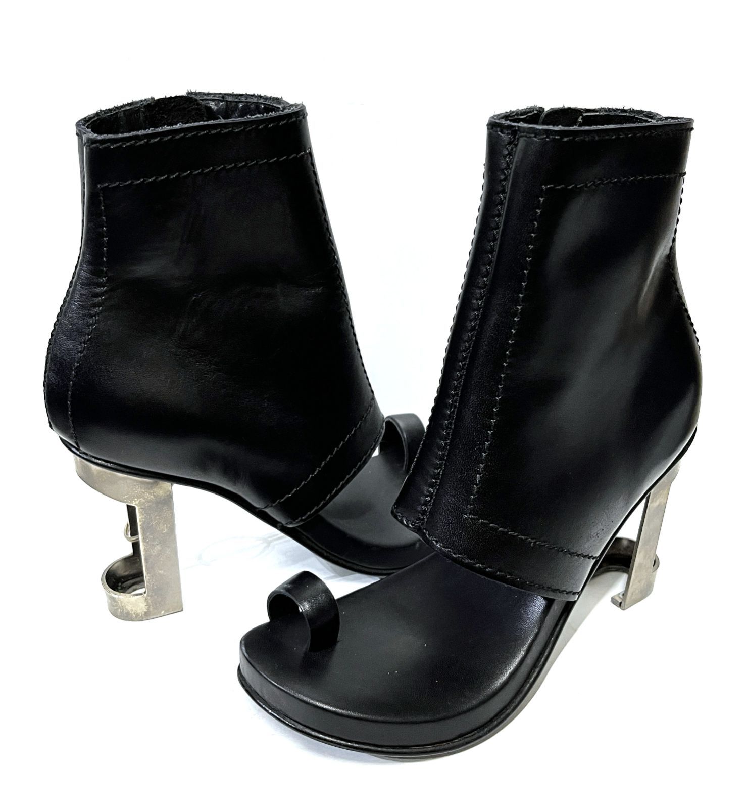 3 21cm程度 ◆ DIRK BIKKEMBERGS｜ダークビッケンバーグ サイドジップ ブーツサンダル 靴 KWY