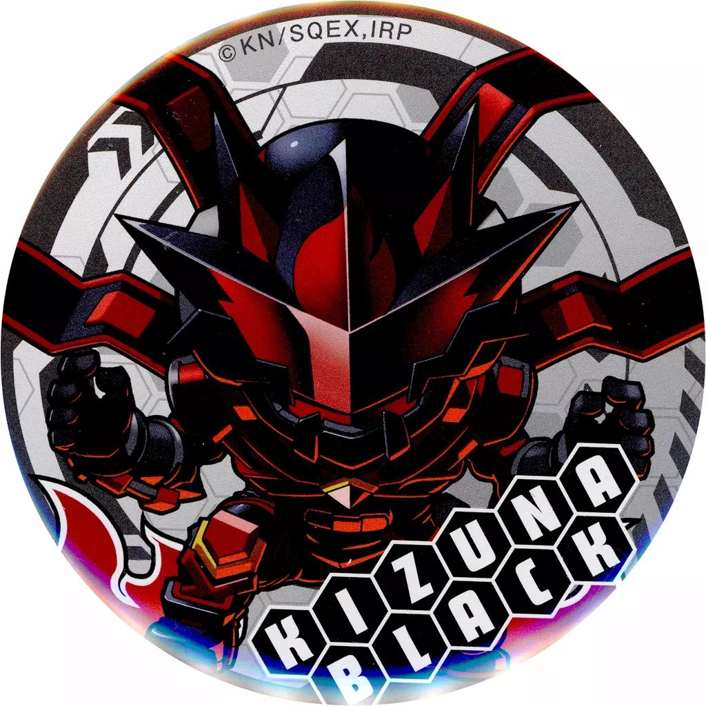 中古】バッジ・ピンズ キズナブラック ミニキャラver. 缶バッジ