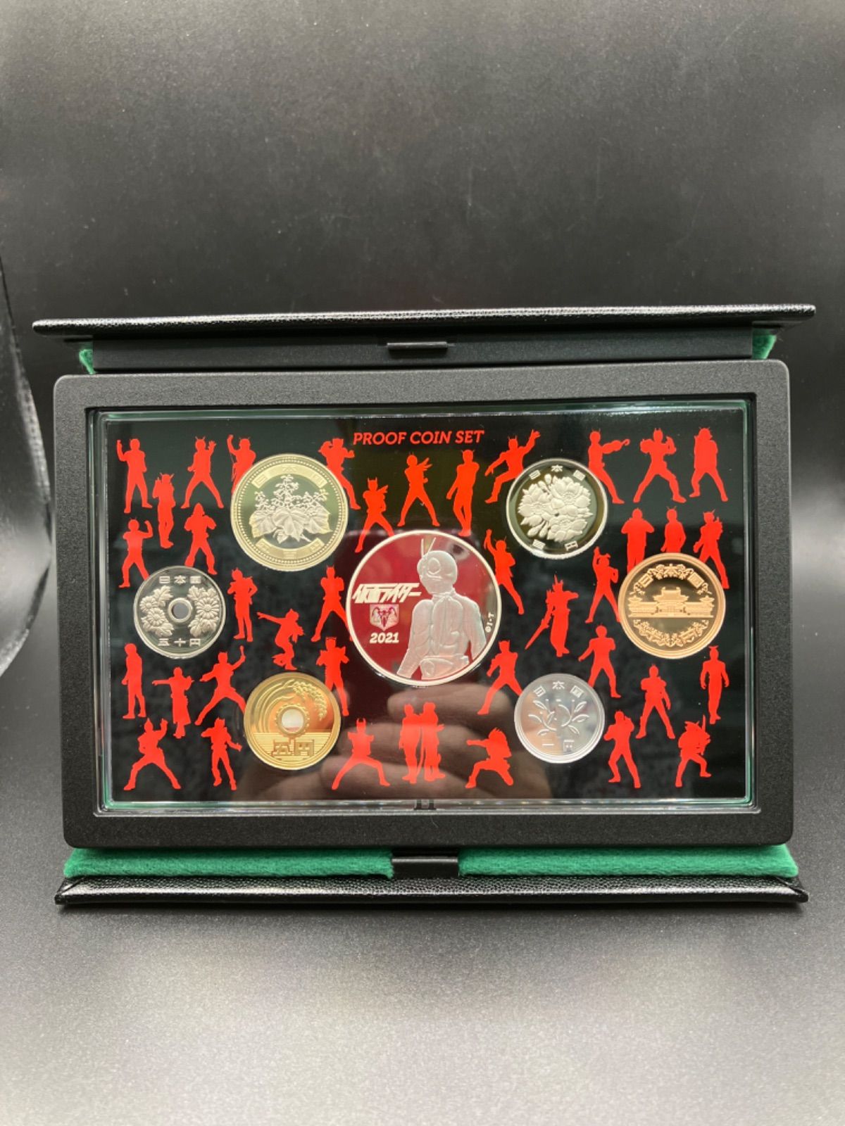 【極美品】仮面ライダー５０周年 2021プルーフ貨幣セット　銀貨あり 新五百円改鋳】令和3年(2021) 仮面ライダー生誕50周年2021