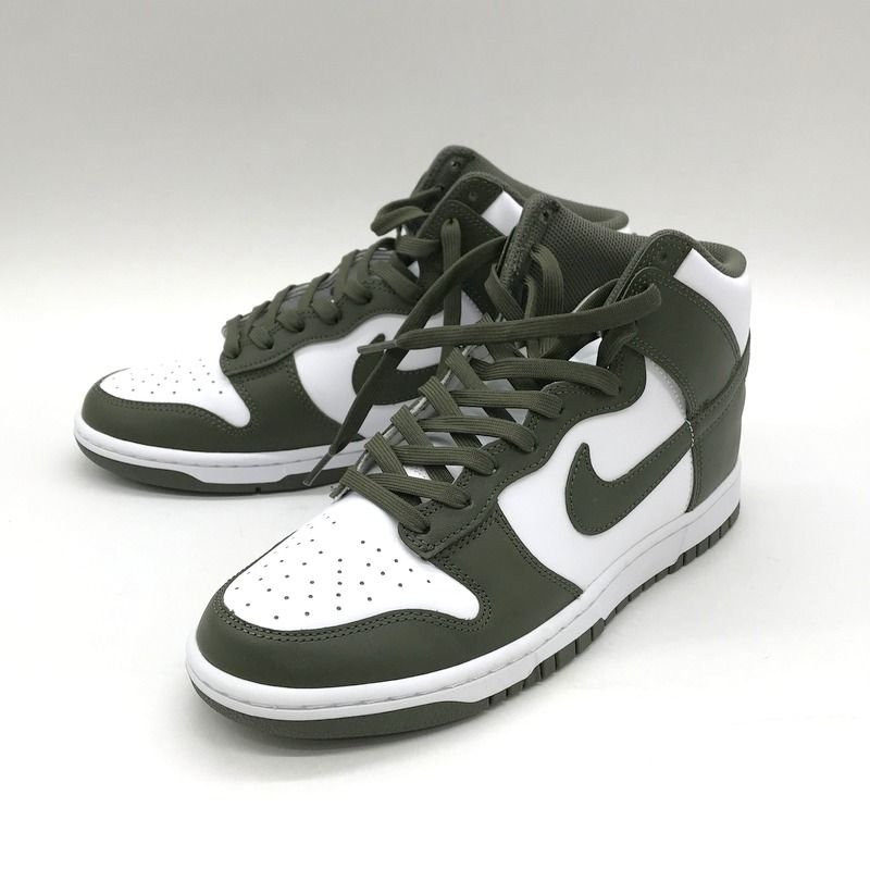 NIKE DUNK HIGH RETRO スニーカー 美品 DD1399-107 ハイカット シューズ カジュアル ストリート メンズ 27cm ナイキ 靴 B11223